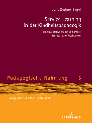 cover image of Service Learning in der Kindheitspaedagogik